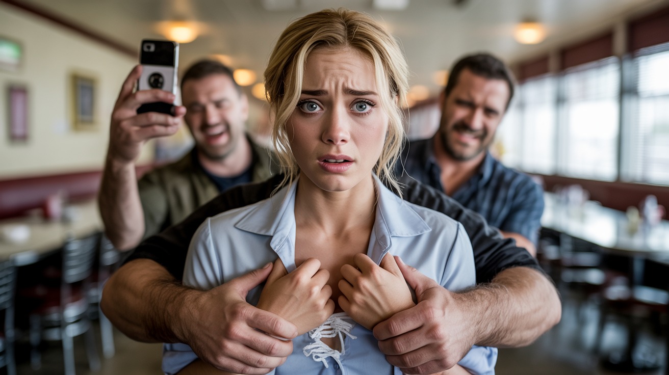 Thugs Tore the Waitress’s Shirt for Fun, Unaware Her Husband Was A Mafia Boss