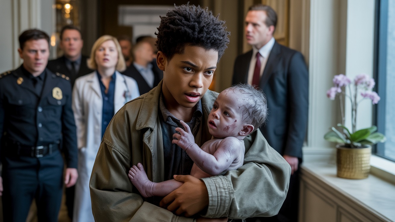 18 Doctors Can’t Save The Billionaire’s Baby- Until The Poor Black Boy Did The Unthinkable