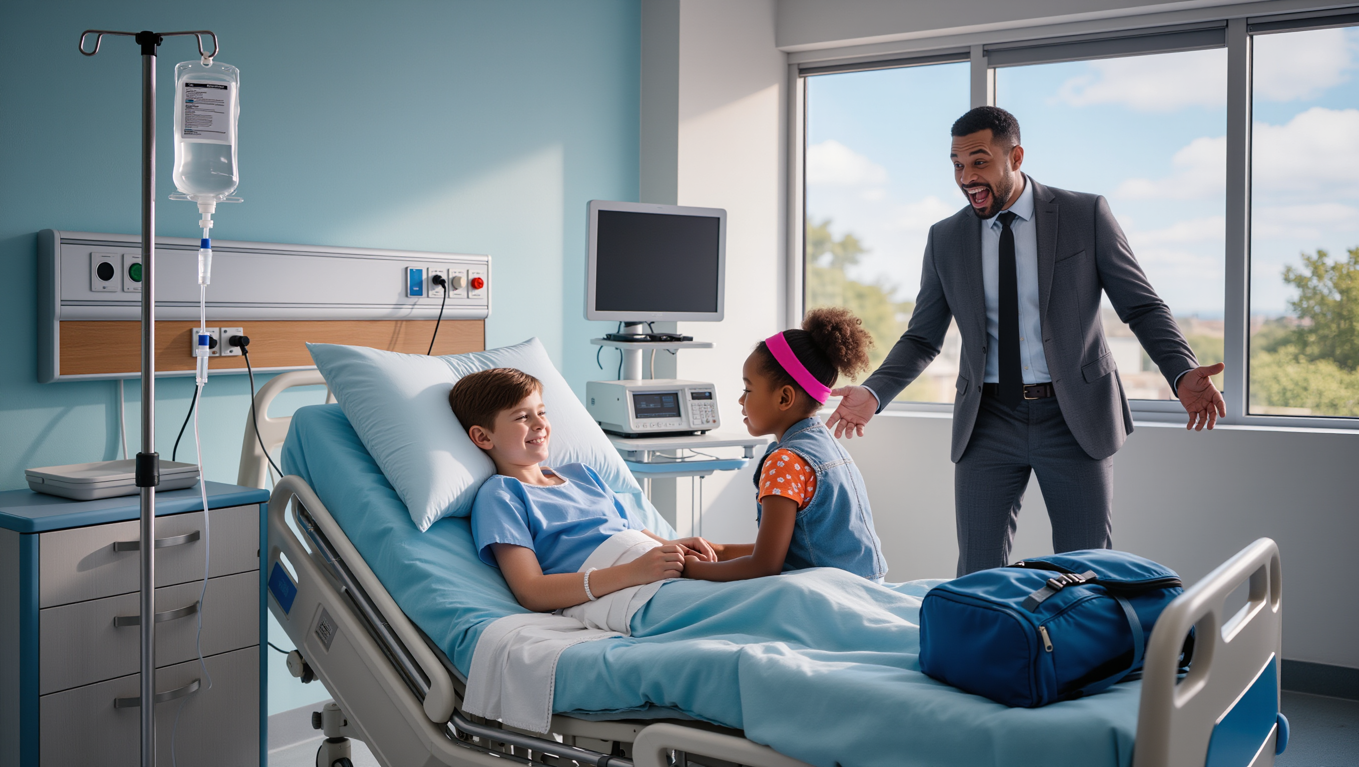 Poor Girl Whispers Four Words to Millionaire’s Comatose Son – When He Wakes Up, the Millionaire Panics