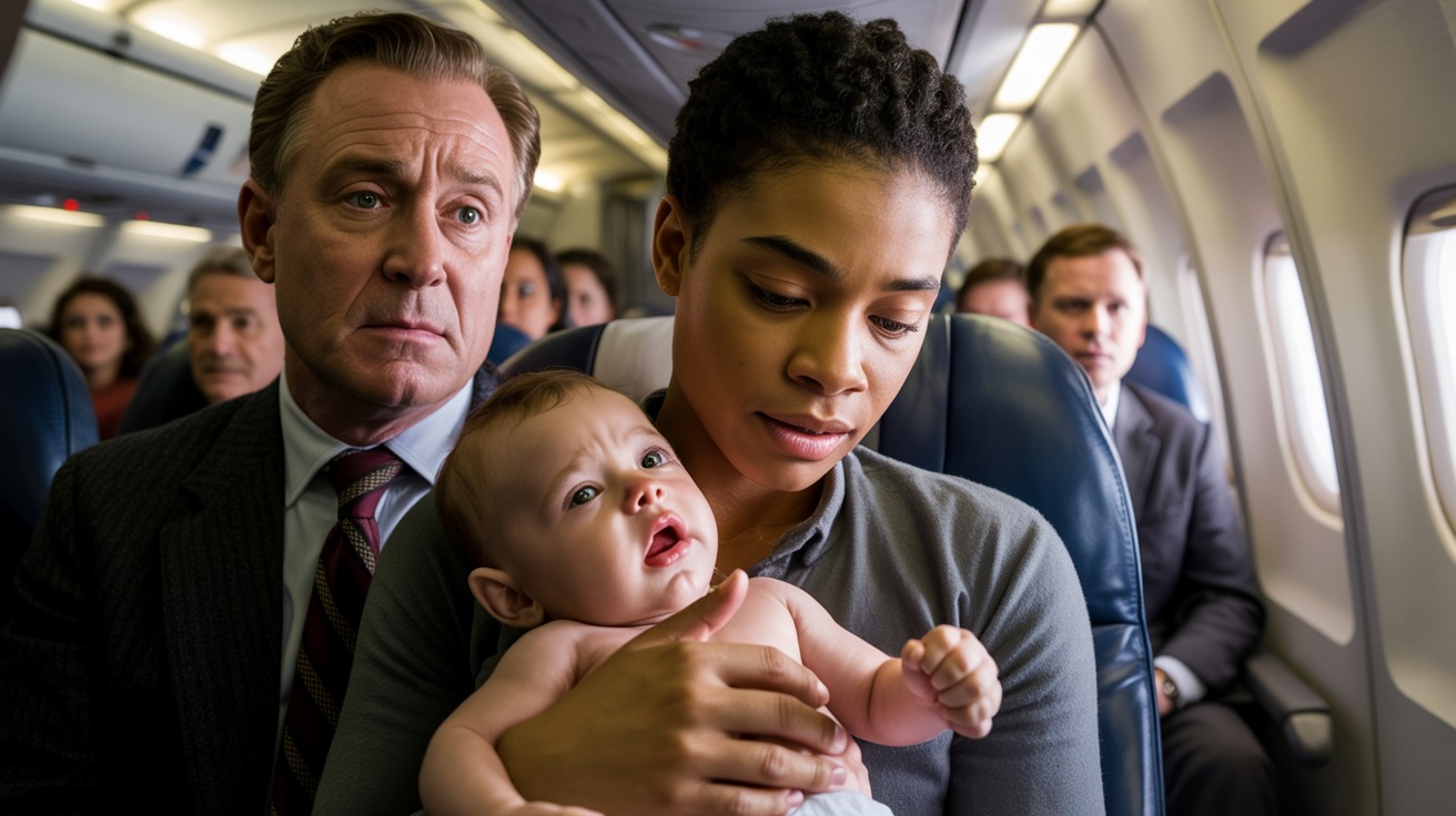 Billionaire’s Baby Cried Nonstop on the Plane – Until a Poor Black Boy Did The Unthinkable