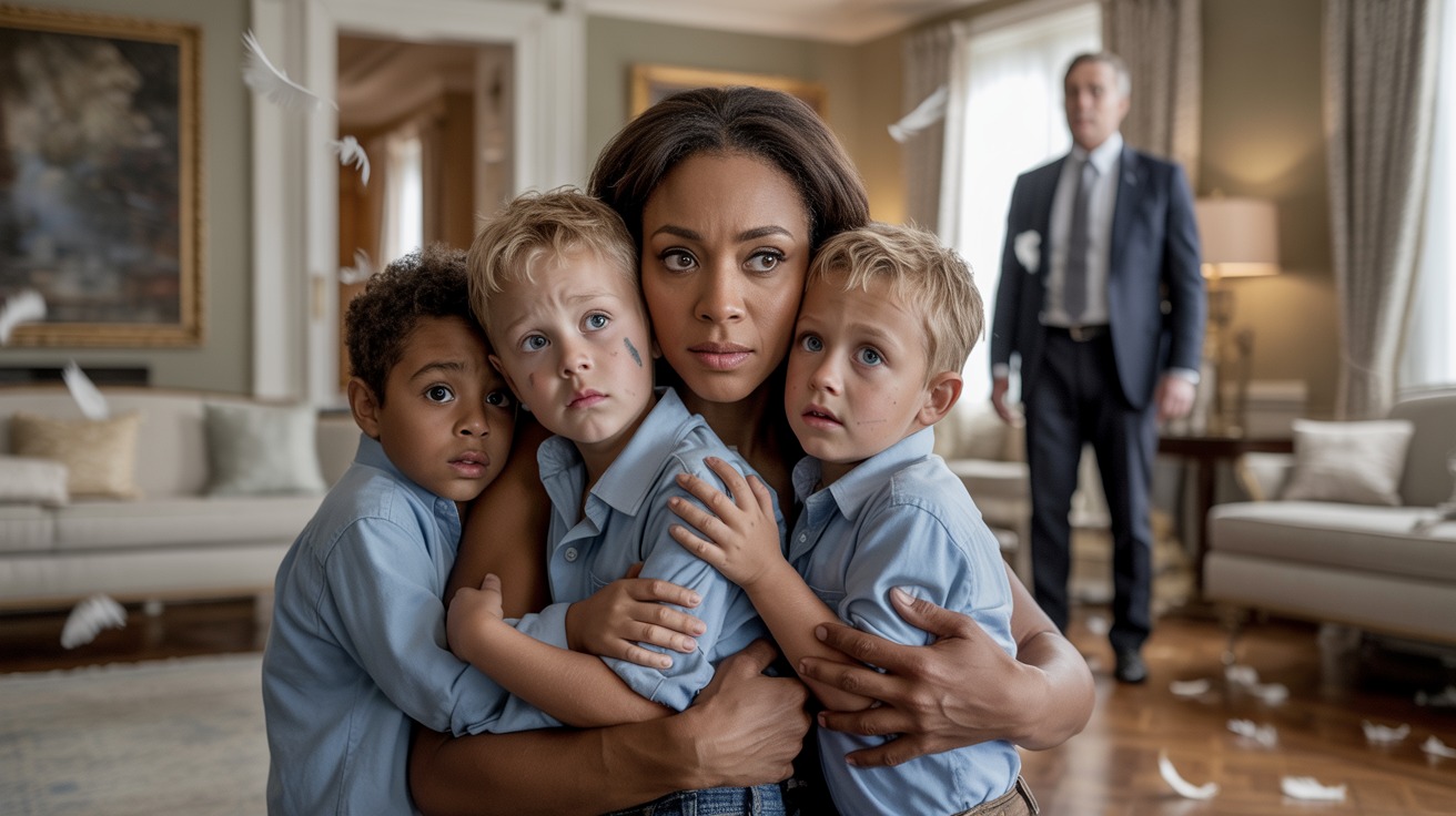 No Maid Survived A Day With The Billionaire’s Triplets.. Until The Black Woman Arrived And Did What