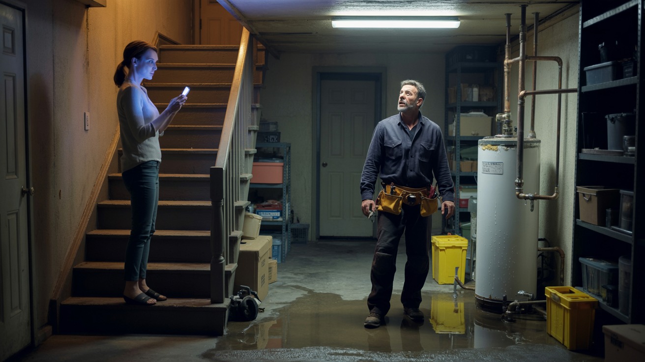 I Called a Plumber for a Basement Leak – He Then Warned, “Don’t Come Back Home”