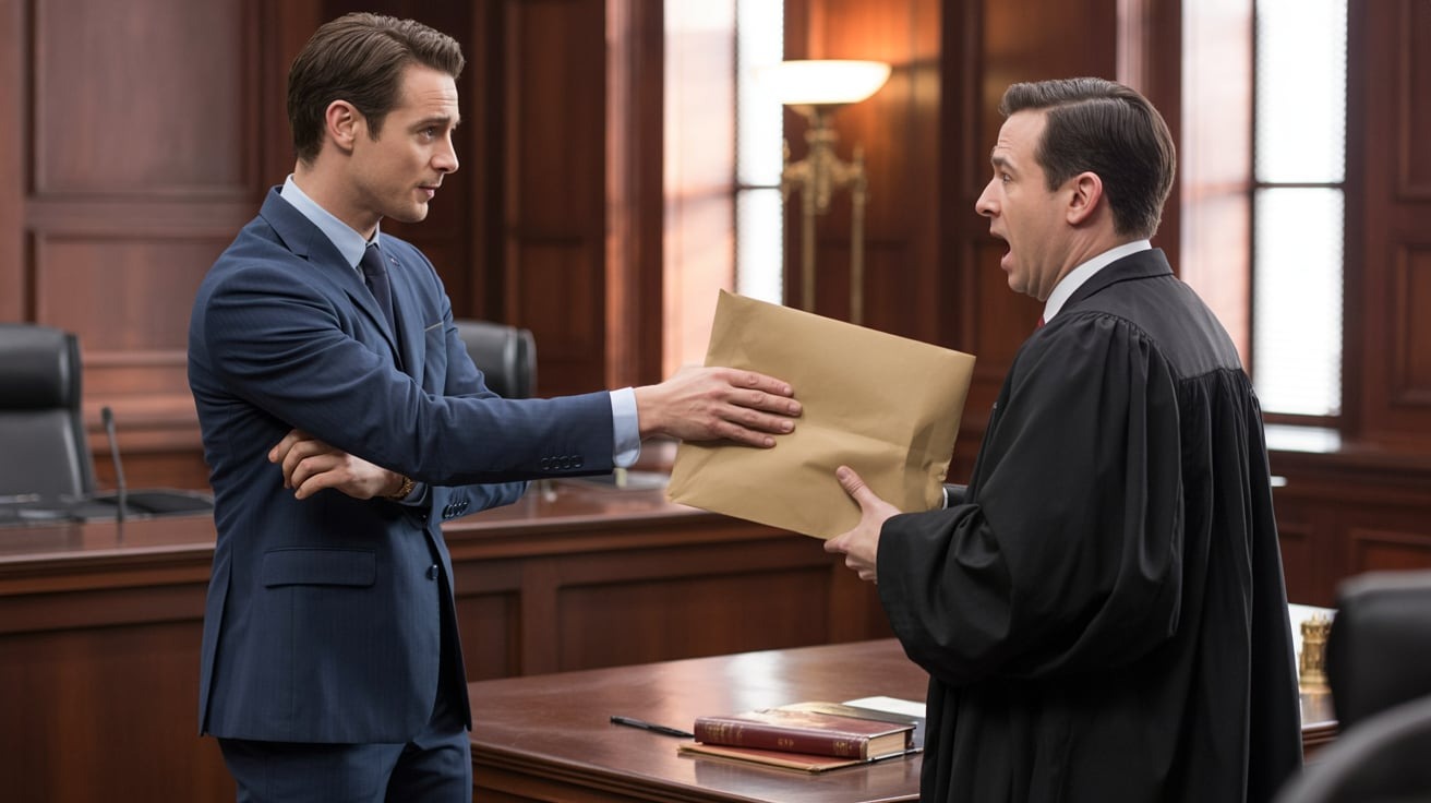 My Wife’s Lawyer Served Me File at Work – I Handed Him an Envelope That Destroyed Her Case In Court