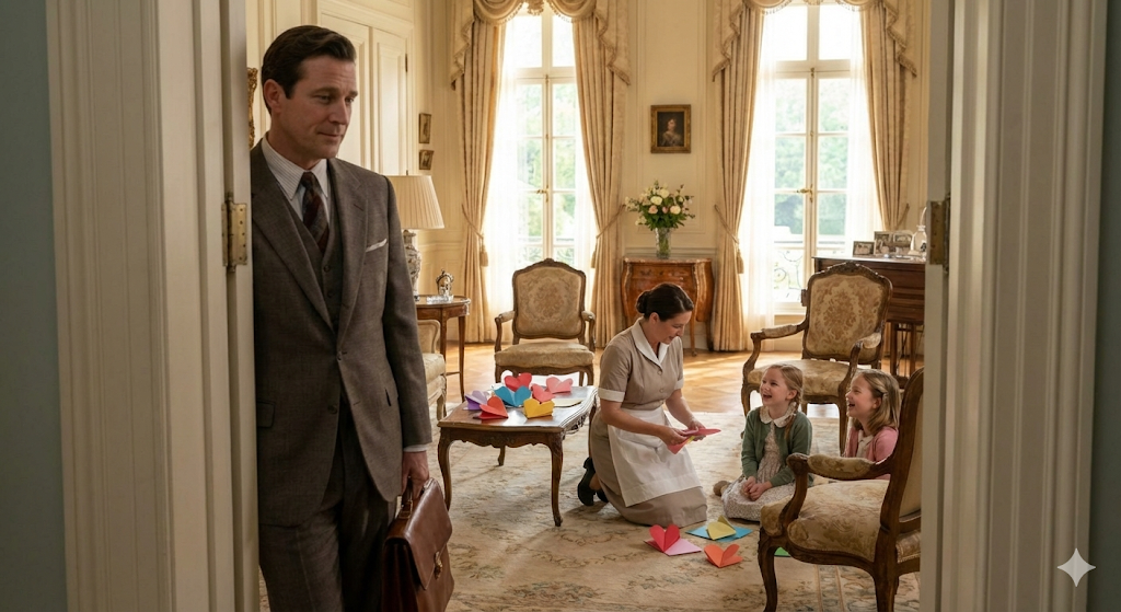 Millionaire Came Home Early… Froze At What The Maid Was Teaching His Daughters