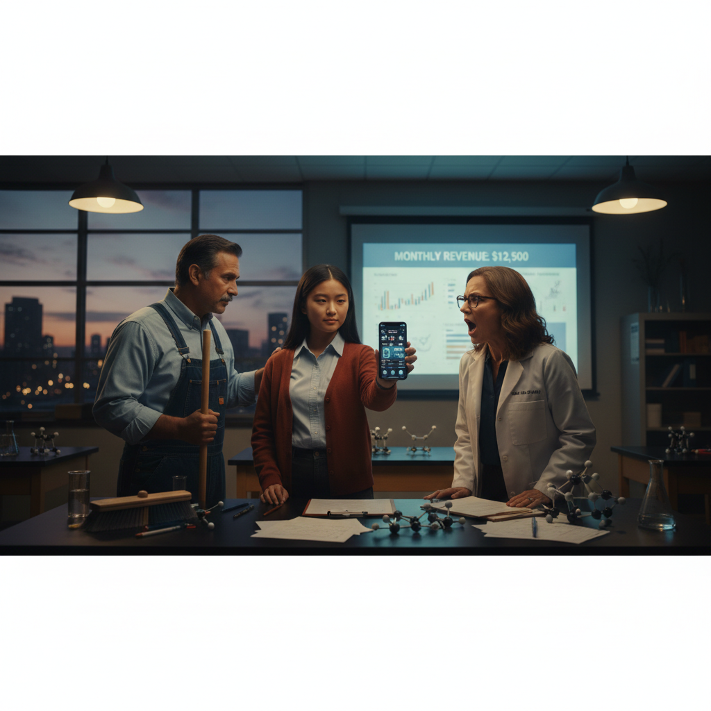 My Teacher Called Me A Failure Until The Janitor Said Something That Made Her Blush.