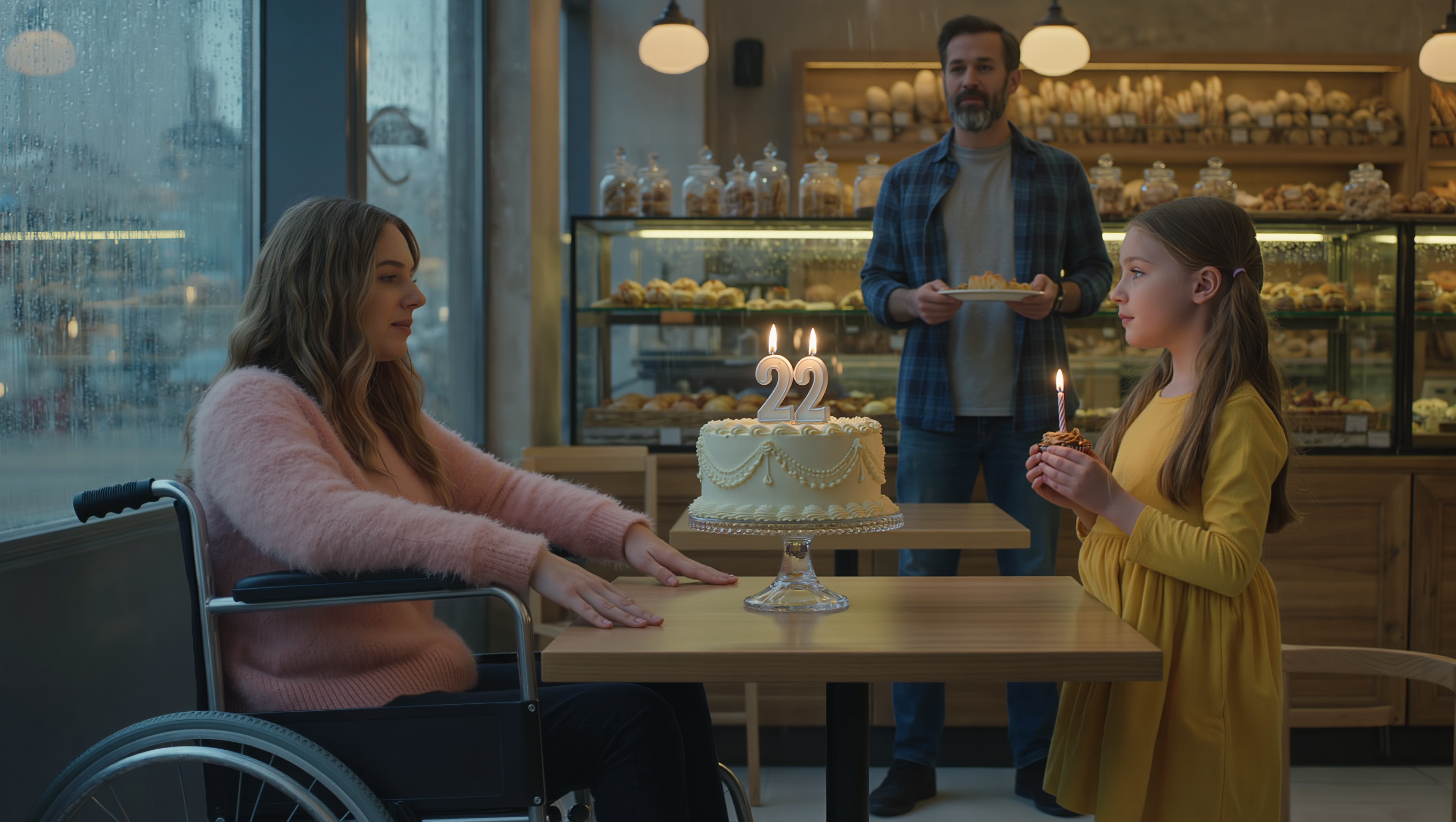 CEO’s Paralyzed Daughter Was Sitting Alone by Her Birthday Cake – Until a Single Dad Asked, “Can We Join You?”  20 web pages