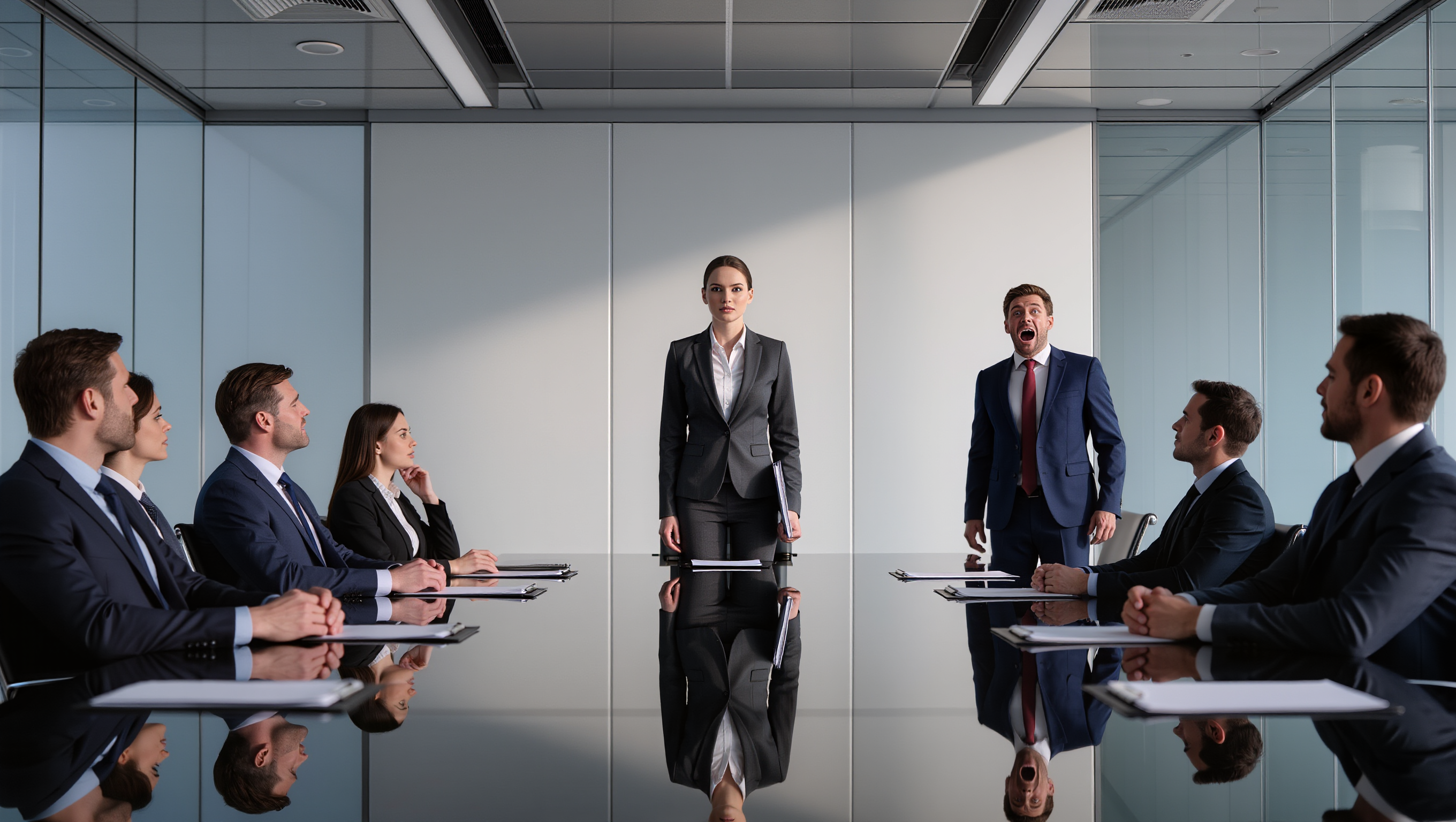 Mistress Joined the Meeting—Shock Hit When the Billionaire CEO Entered… She Was His Wife