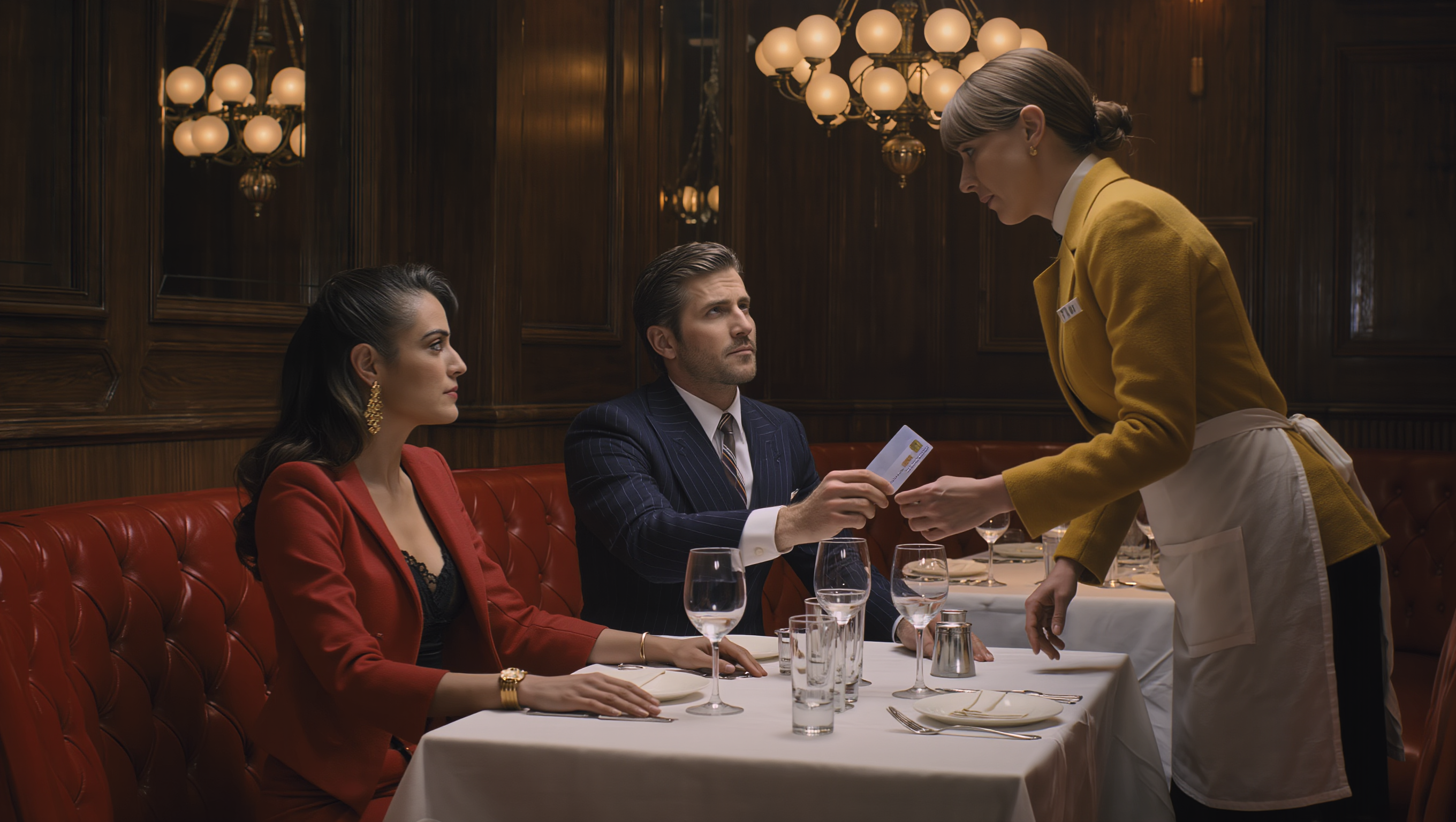 The waitress passed a note to the mafia boss — “Your fiancée has set a trap. Leave now.”