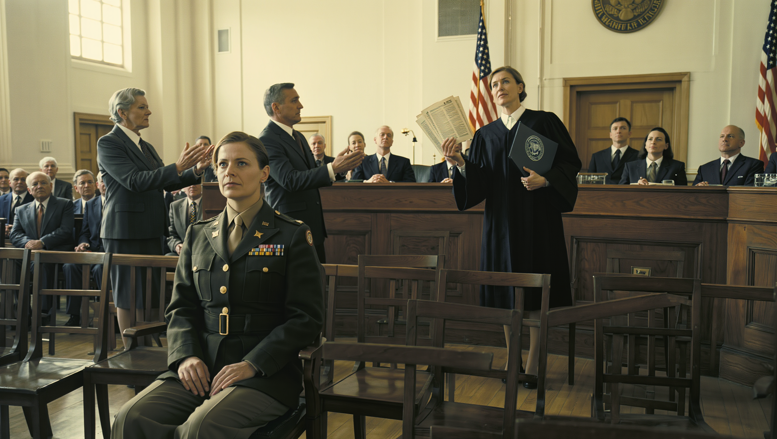 In the Court, My Parents Declared “She Never Served. She Stole Our Name.” Until the Judge Stood Up..