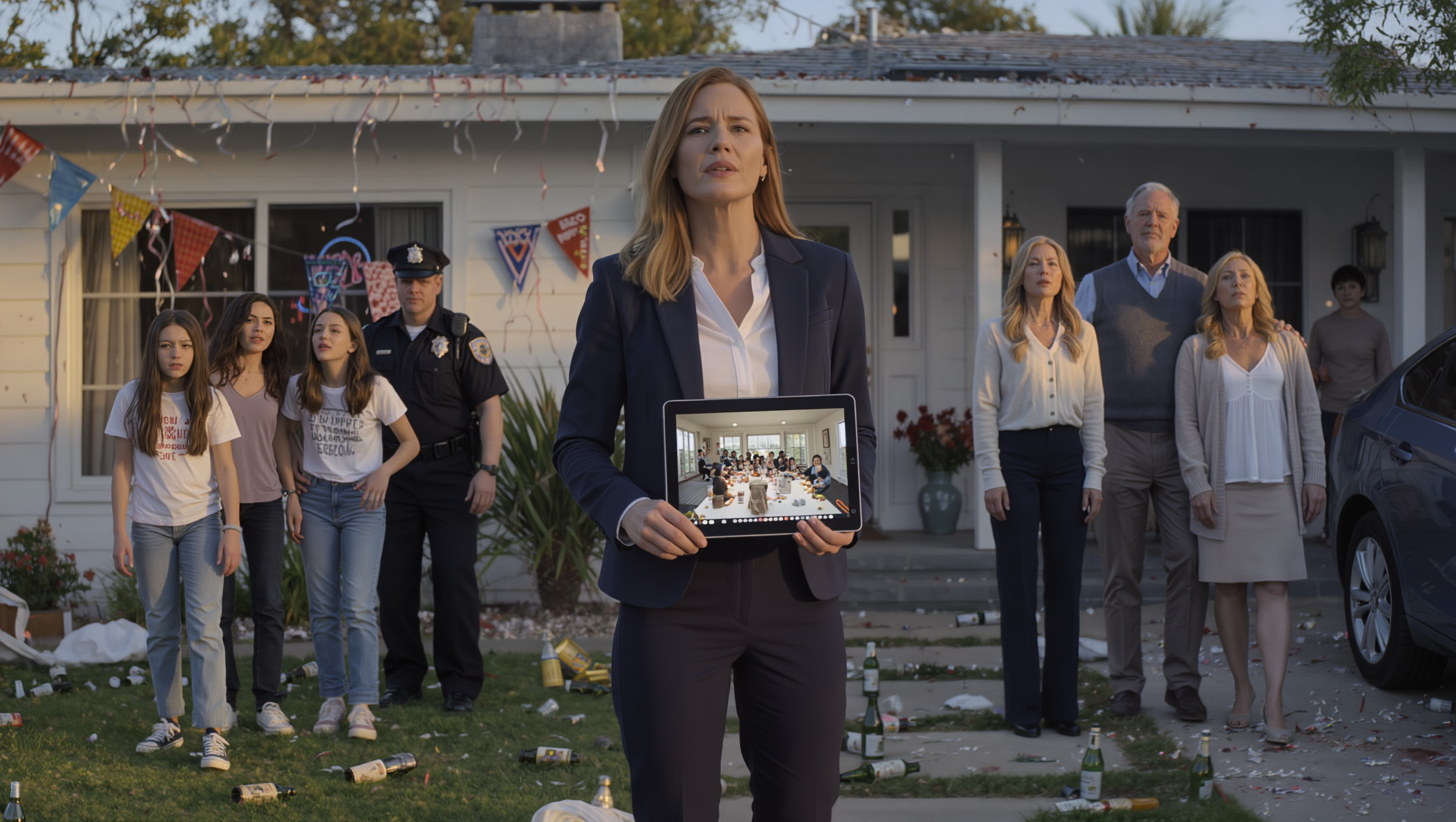 When I lent the house to my husband’s parents, “there are strangers inside and we can’t get in.”