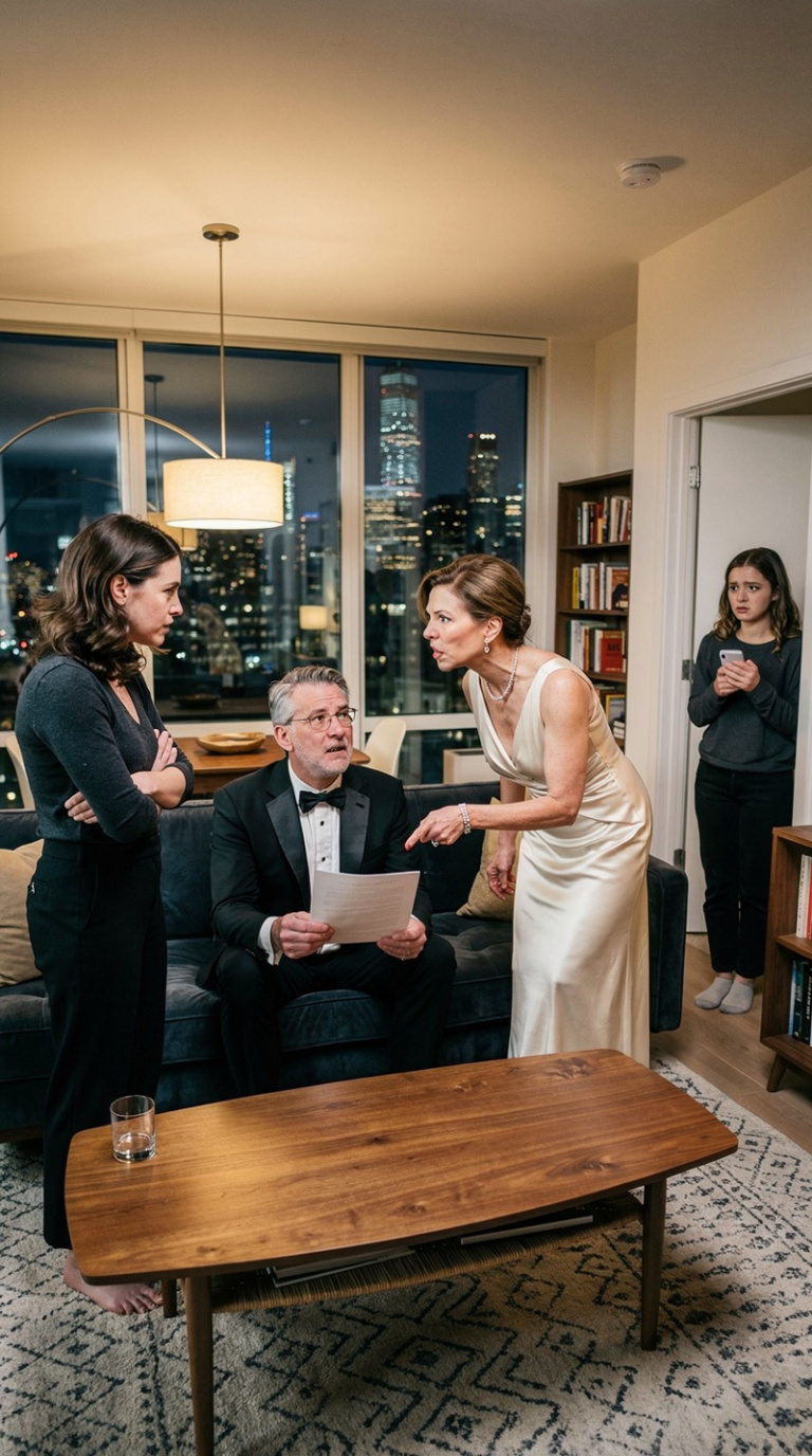 A security guard escorted me out of my own father’s retirement party while my stepmother smiled into the microphone. My father stared at the carpet. Two hundred guests watched. That was the moment I decided to stop being invisible. But they didn’t know about the letter my dead mother left me—or the seventeen million dollars I was about to move before the champagne glasses stopped clinking. WHAT HAPPENED NEXT CHANGED EVERYTHING.