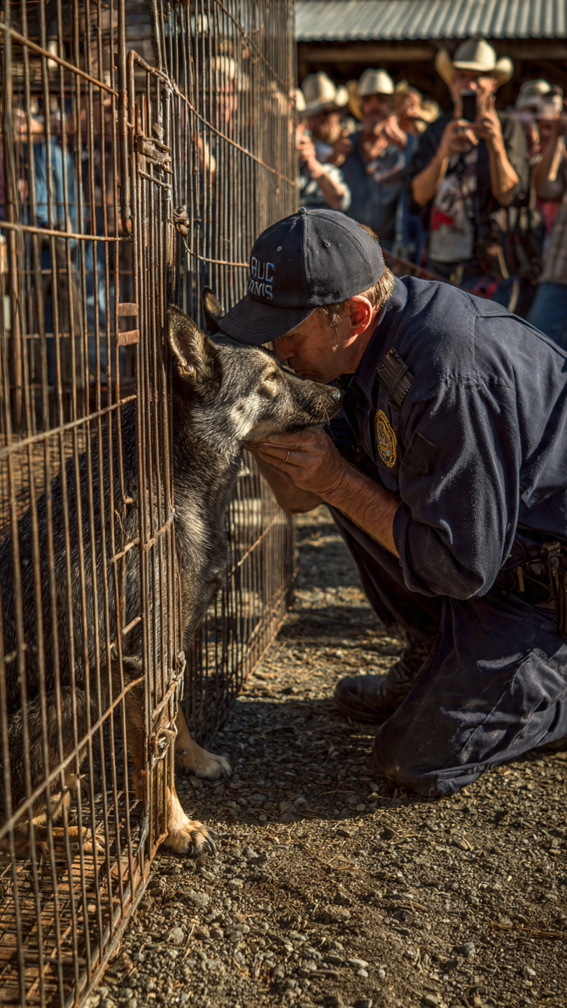 “I WILL TAKE ALL THESE RETIRED POLICE DOGS,” THE OFFICER SAID — THEN THE CAGES STARTED SHAKING, AND NO ONE COULD EXPLAIN WHAT THE DOGS DID NEXT