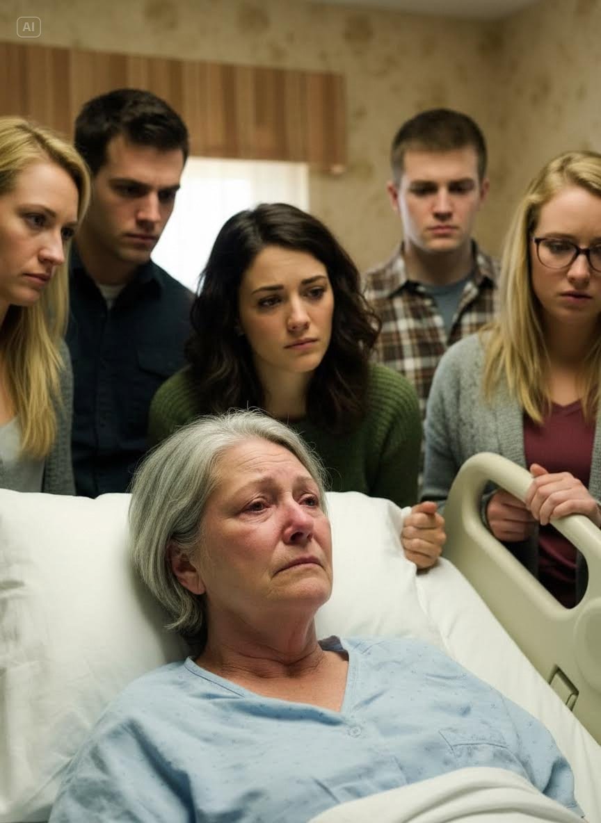 The moment my six siblings abandoned our mother in a hospital room, I — the forgotten seventh child — made a choice that shattered everything they thought they knew about me.