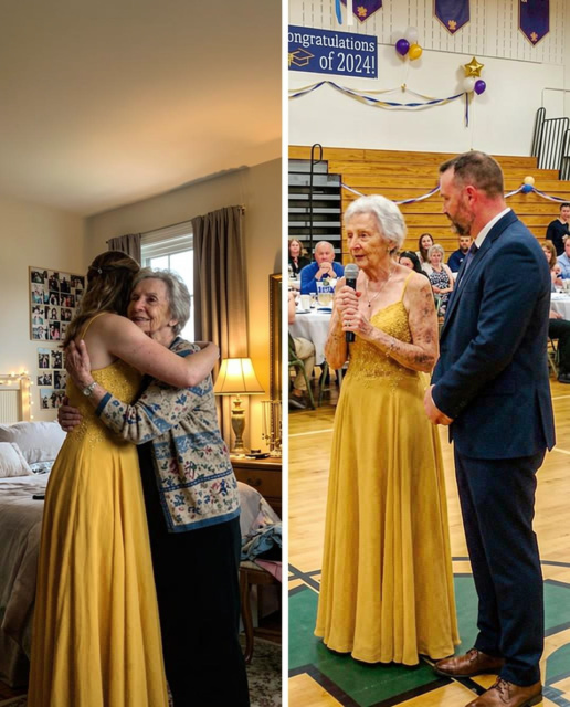 I wore my late granddaughter’s prom dress to honor her — and found a note hidden in the lining that revealed a truth that shattered the entire room.