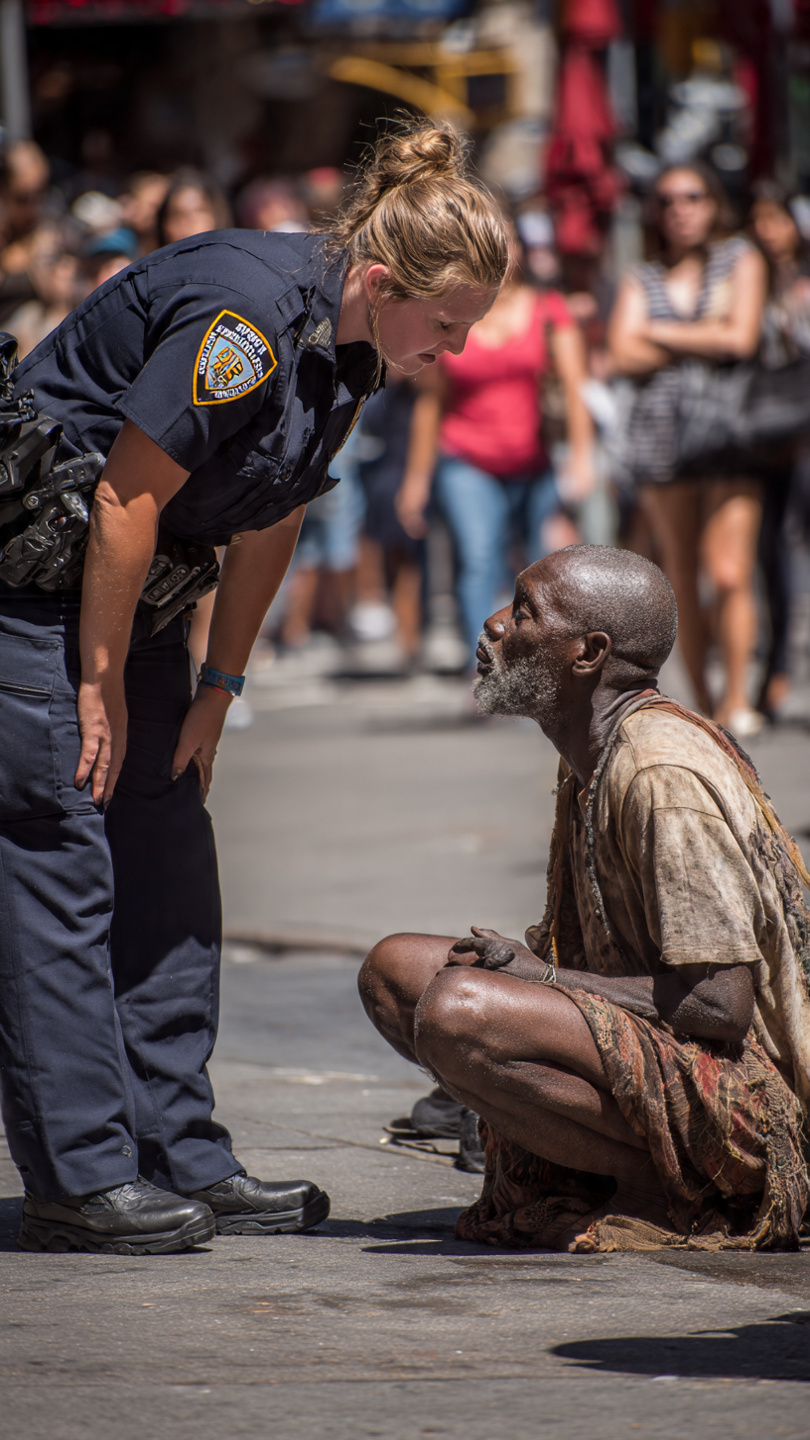 I SLAPPED A HOMELESS MAN ON BROADWAY. TODAY, HE WALKED INTO MY PRECINCT IN A $5,000 SUIT. MY CAREER IS OVER.
