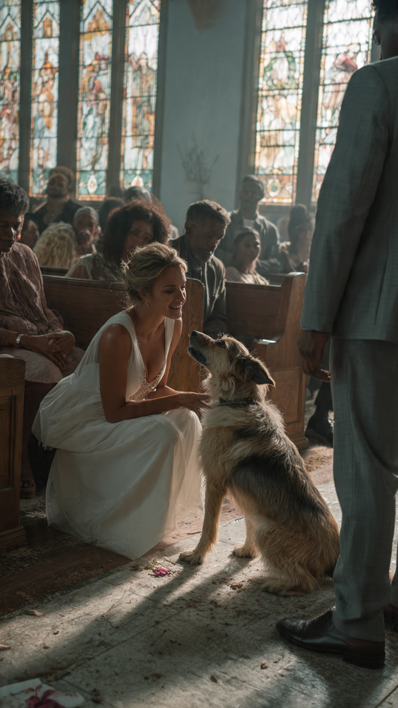 THE DOG RAN INTO MY WEDDING AND STOPPED THE CEREMONY. WHAT HAPPENED NEXT MADE 200 GUESTS CRY.