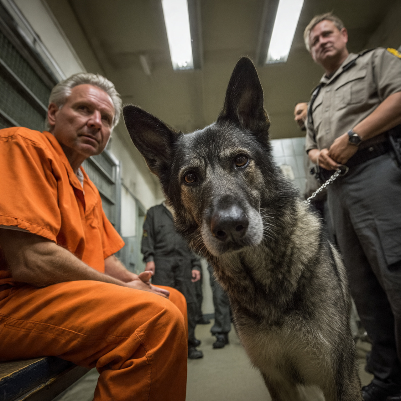 HE ASKED TO SEE HIS POLICE DOG BEFORE DYING. WHAT THE DOG DID NEXT MADE THE GUARDS SCREAM FOR BACKUP.”” – CAN LOYALTY REALLY UNCOVER A CONSPIRACY NO ONE ELSE SAW