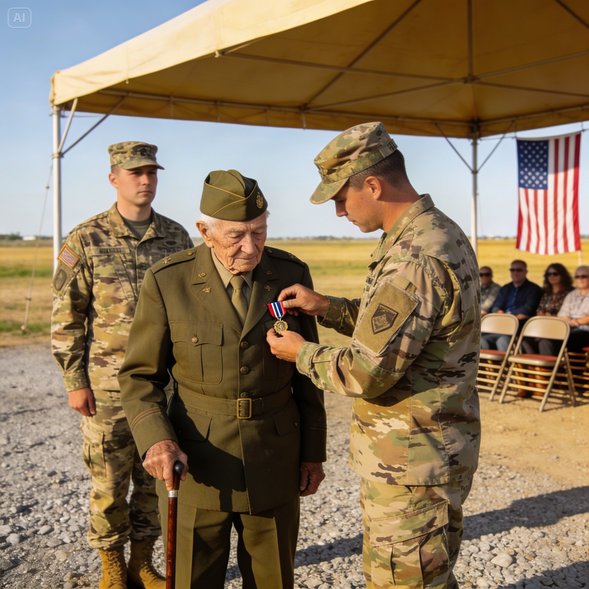 “I stared at the Major standing on my porch, his hands holding the medal they wanted to pin on my chest to bury the truth, and I realized my fifty years of silence hadn’t saved anyone—it had just built a tomb we were all trapped inside.”