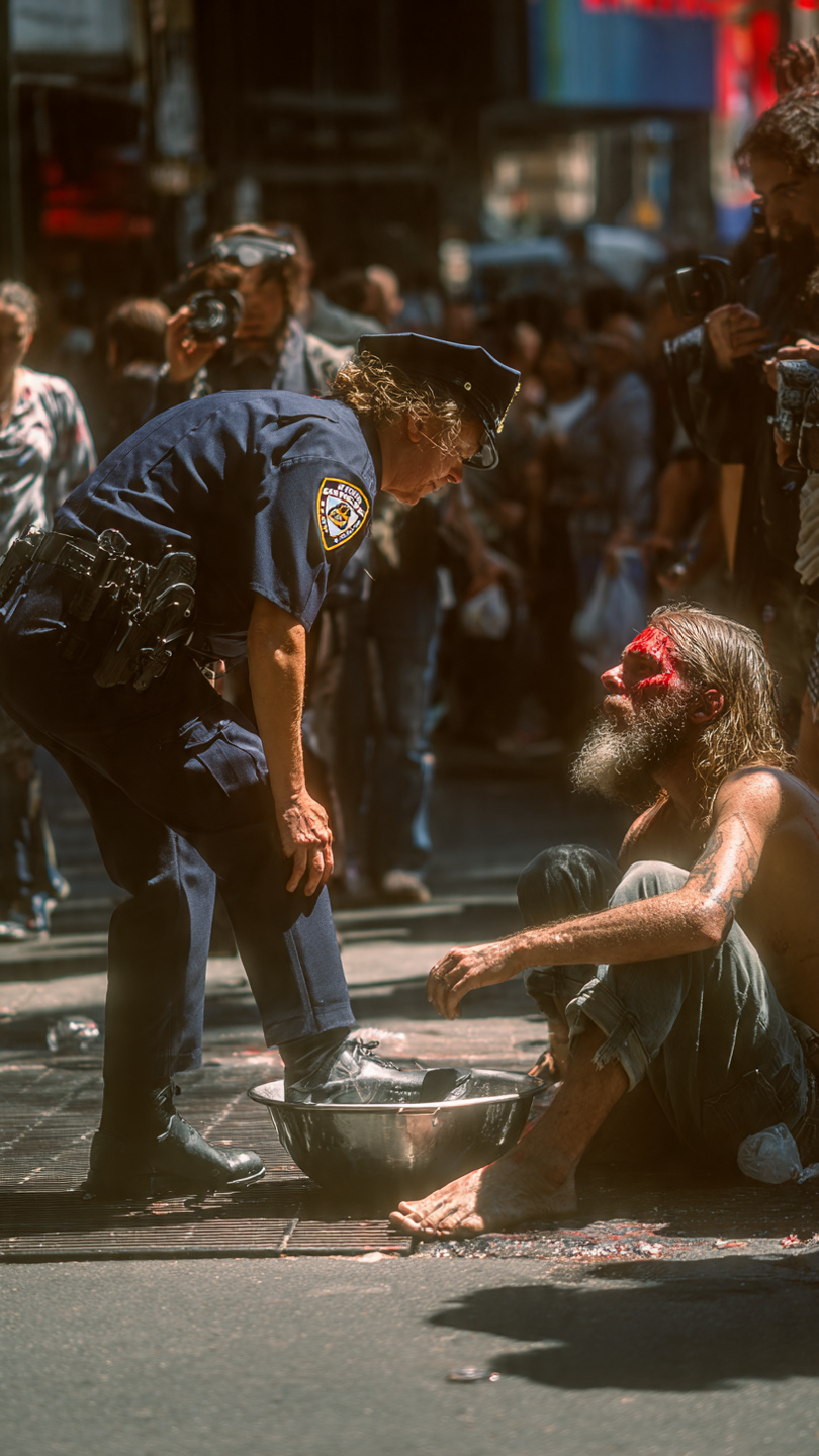 I SLAPPED A BEGGAR ON BROADWAY. HE SHOWED UP AT MY PRECINCT IN A $5,000 SUIT. NOW MY CAREER IS OVER.