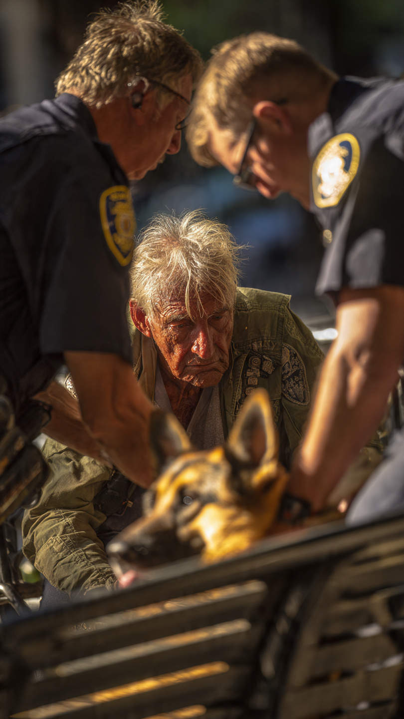 HE ORDERED THE K9 TO ATTACK AN OLD VETERAN. THE DOG’S RESPONSE DESTROYED THE OFFICER’S CAREER IN SECONDS. WHAT HAPPENED NEXT WILL HAUNT HIM FOREVER.