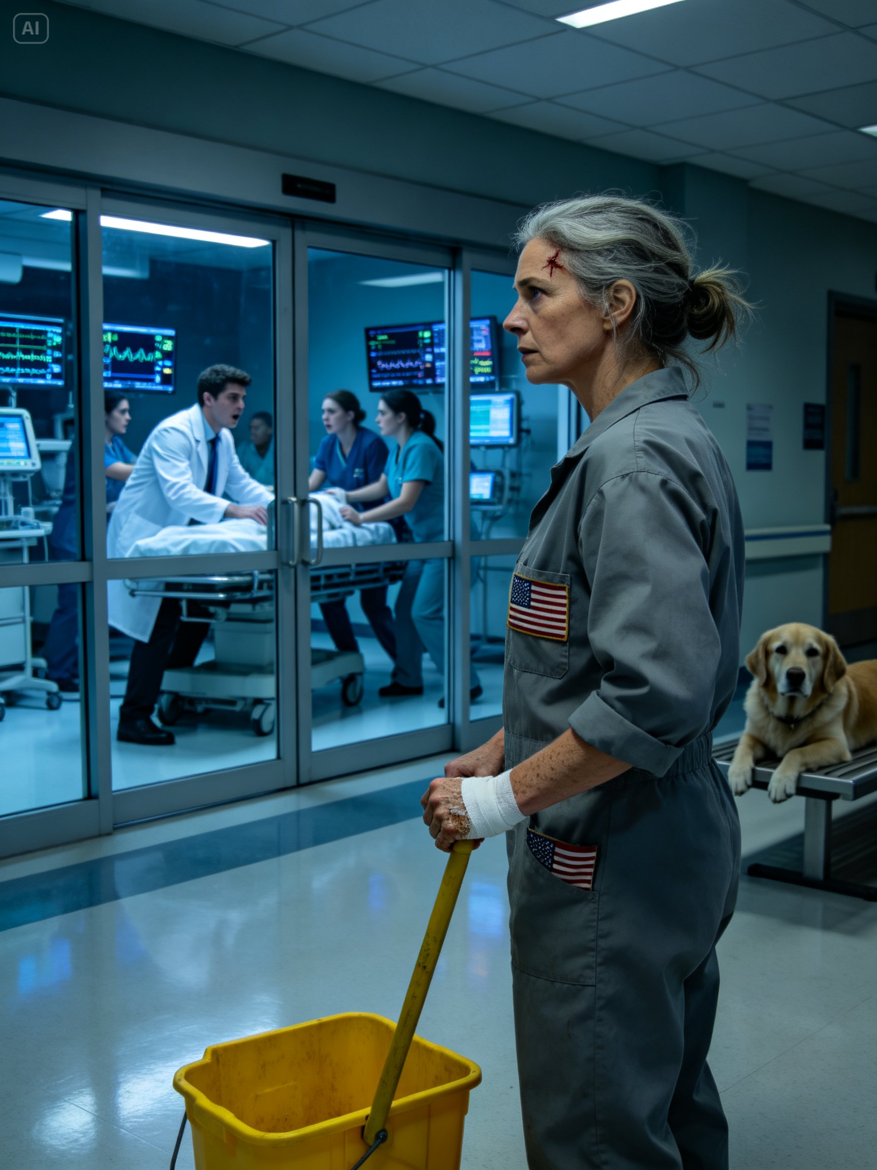 The Invisible Surgeon: When The Hospital Janitor Dropped Her Mop To Save A Soldier