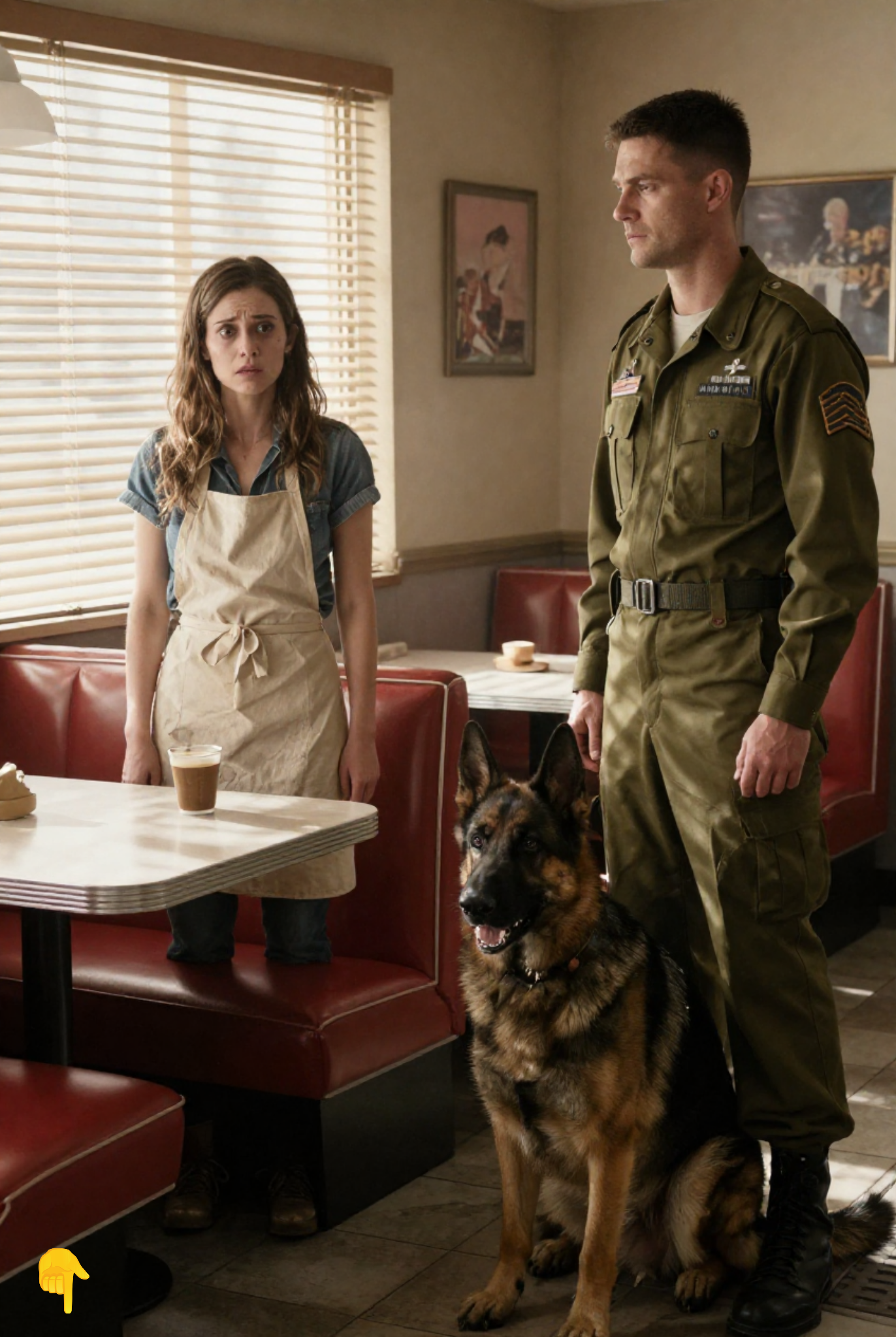 A GERMAN SHEPHERD’S EARS WERE THE FIRST TO MOVE—BEFORE THREE MEN LEARNED THE HARDEST LESSONS AREN’T TAUGHT WITH WORDS. WHAT HAPPENS WHEN THE PERSON WHO STEPS UP IS A COMPLETE STRANGER? ARE YOU BRAVE ENOUGH TO WATCH WHAT UNFOLDS