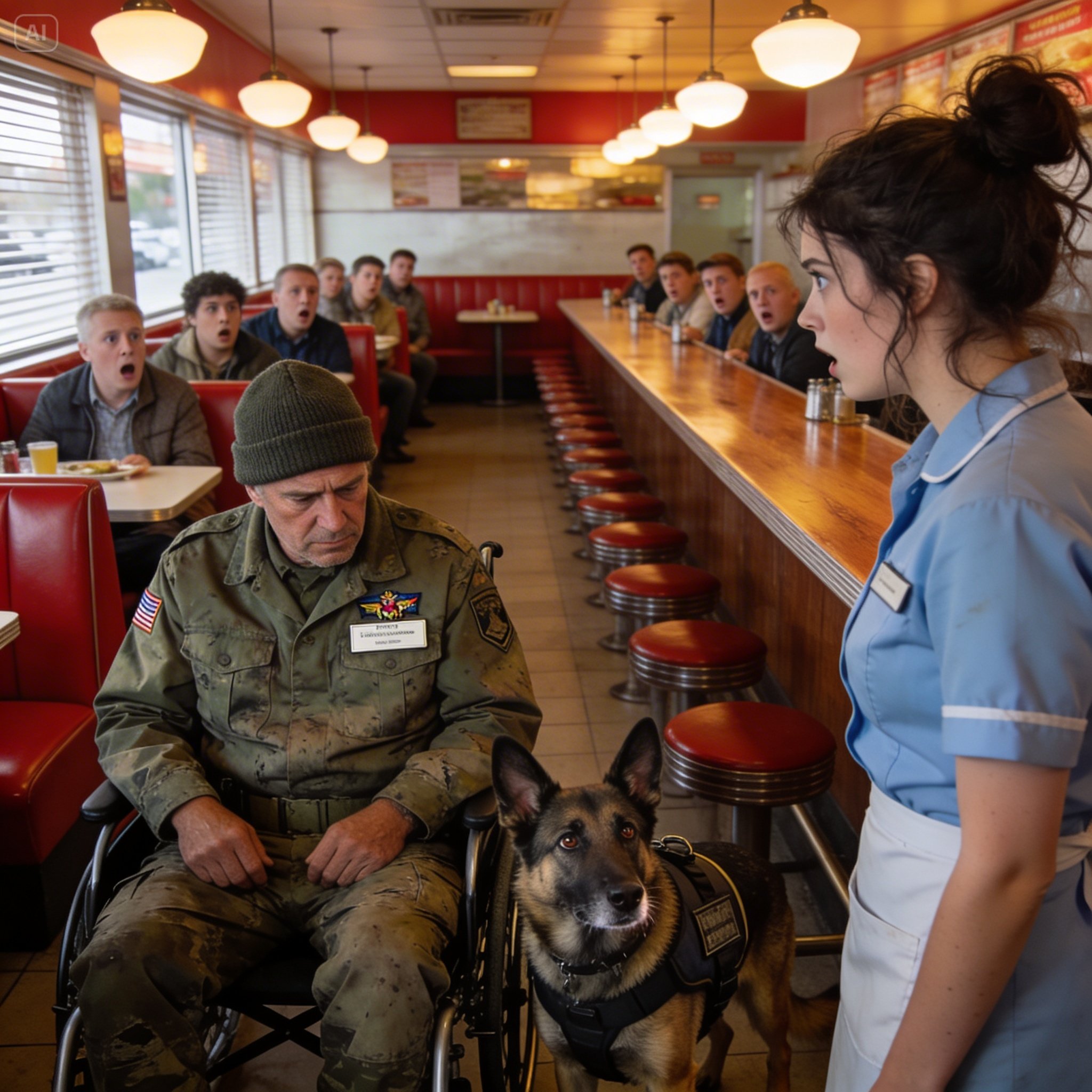 I thought moving to a quiet diner in the Midwest would keep my past buried forever, but when he walked in wearing that familiar jacket, the secret I’ve guarded for seven years threatened to destroy the only safe life I had left… what did he want from me now?
