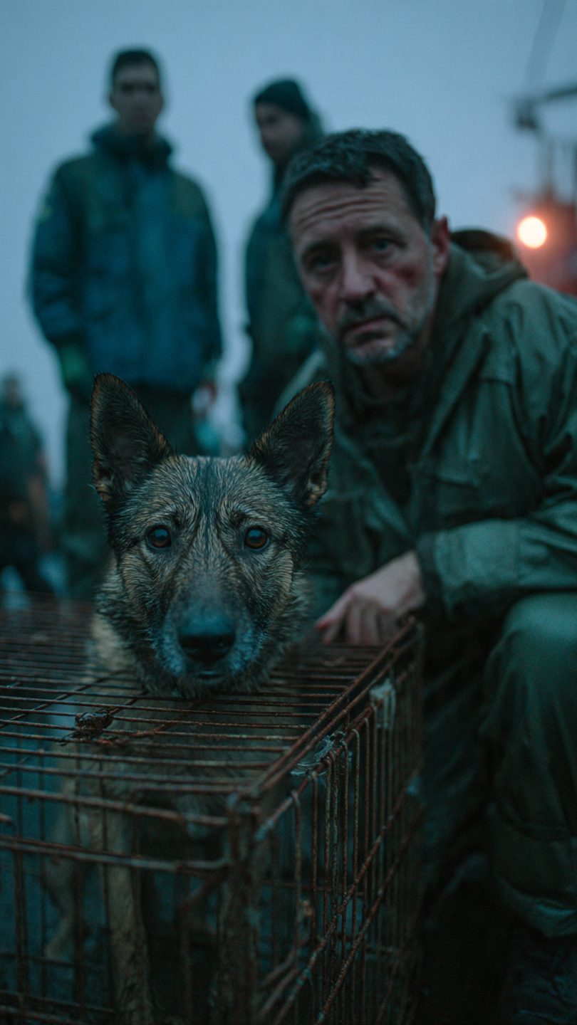 “THE RICH KIDS THREW CAGE INTO THE WATER — THEY DIDN’T KNOW THE DOG INSIDE HAD ALREADY SAVED MY LIFE IN FALLUJAH. WHAT HAPPENED NEXT MADE THEM WISH THEY’D WALKED AWAY. WILL YOU STAND FOR THE VOICELESS?  THEY FILMED A STARVING DOG FOR LAUGHS. THEY DIDN’T SEE ME WATCHING FROM THE SHADOWS — A MAN THEY’D NEVER NOTICE, WITH HANDS TRAINED FOR WAR. WHEN THEY PUSHED ME, THEY UNLOCKED SOMETHING THEY COULDN’T CONTROL. ARE YOU READY FOR THE TRUTH?  I WATCHED THREE MEN TORTURE MY FORMER SERVICE DOG ON THE DOCKS. THEY THOUGHT HE WAS JUST A STRAY. THEY THOUGHT I WAS NOBODY. BY THE TIME THE SUN SET, THEIR LIVES WERE OVER, AND MINE FINALLY BEGAN. WHAT WOULD YOU HAVE DONE?  A DYING DOG IN A CAGE. A SHERIFF WHO LOOKED THE OTHER WAY. A RICH KID WITH A PHONE. AND ONE FORMER NAVY SEAL WHO DECIDED THAT THIS TIME, HE WASN’T GOING TO FOLLOW ORDERS. THE FULL STORY WILL LEAVE YOU SHAKEN. CAN YOU HANDLE IT?”