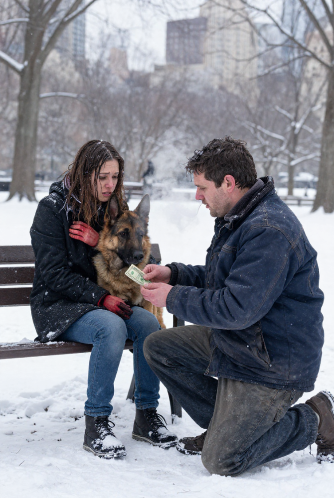 A NAVY SEAL WITH $5 AND A BROKEN GIRL WITH A DOG: WHAT HAPPENED NEXT IN THE SNOW PROVES COMPASSION ISN’T ABOUT WHAT YOU HAVE, BUT WHAT YOU GIVE.” WILL YOU READ THE STORY THAT SHOWS THE MOMENT TWO LIVES WERE SAVED BY ONE SMALL CHOICE