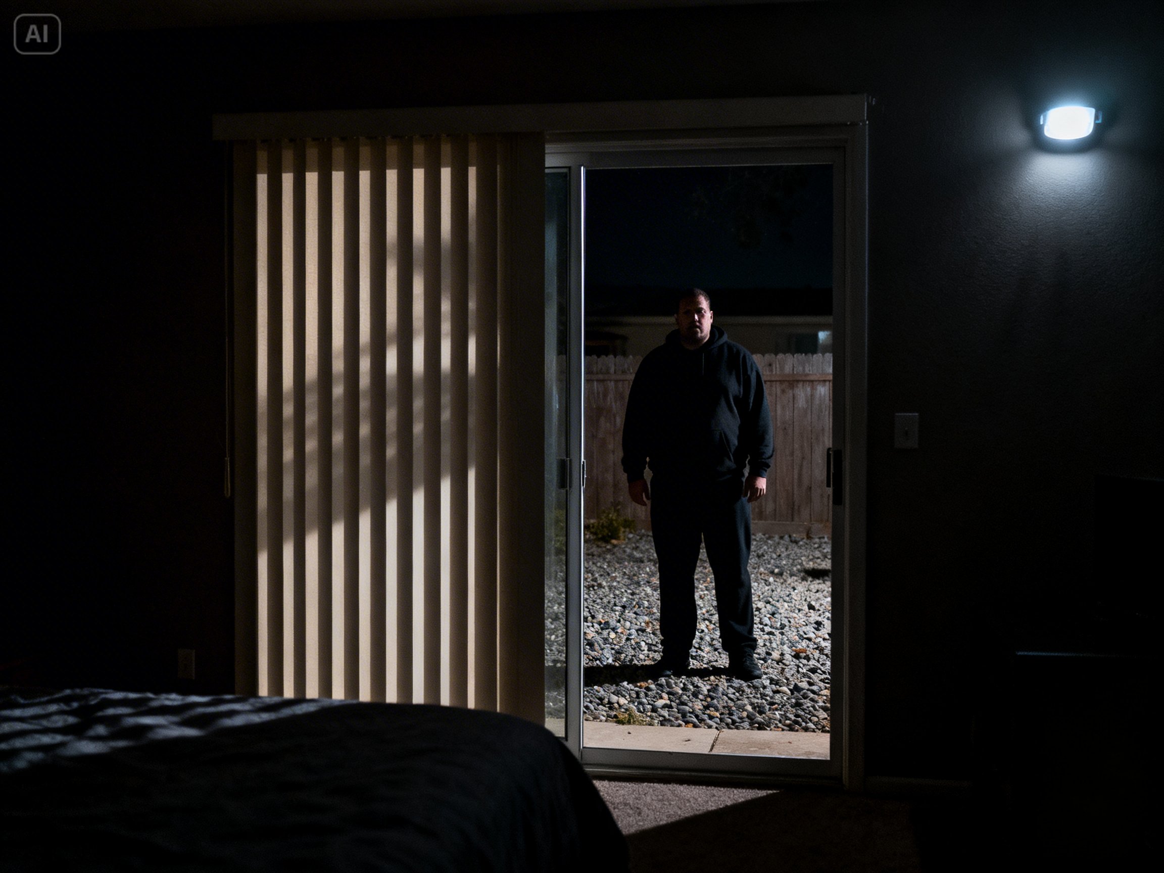 Muddy handprints on the glass at 2 AM, but the police refused to help… What was waiting in my backyard?