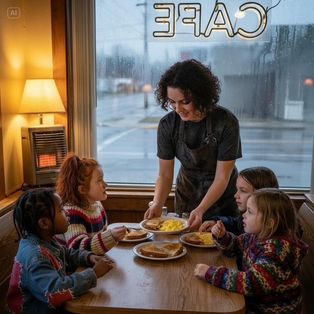 A kindhearted waitress quietly fed four starving orphans when no one else would help them. Years later, the children returned as successful adults, carrying a life-changing gift and…