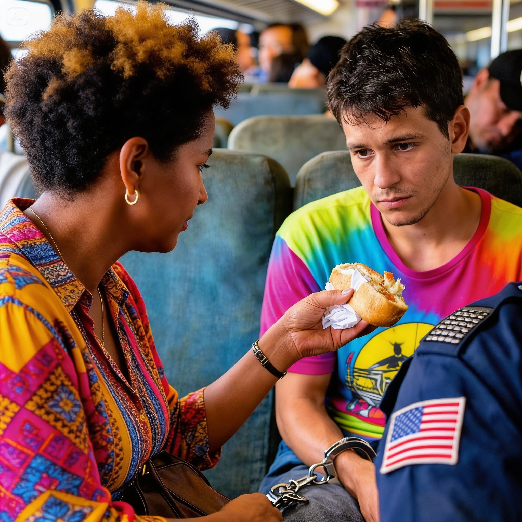 I GAVE HALF MY SANDWICH TO A HANDCUFFED PRISONER ON A TEXAS TRAIN. THAT NIGHT, WHAT I FOUND IN MY PURSE ALMOST DESTROYED MY FAMILY.