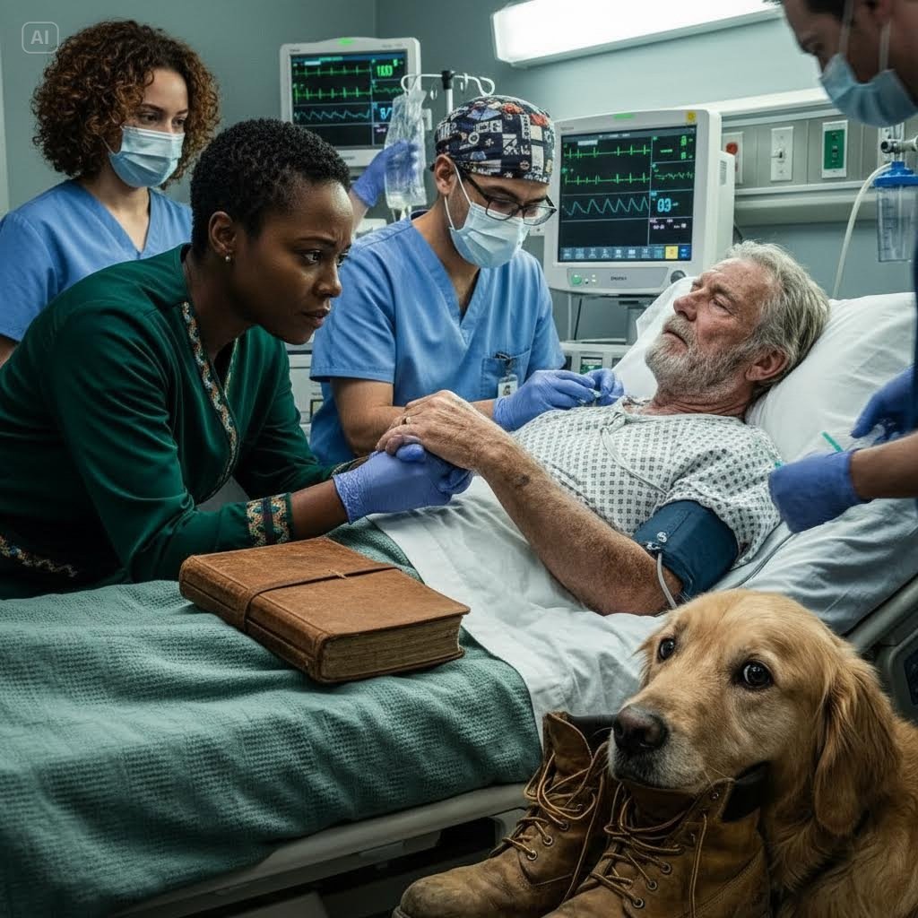 I Was Holding A D🇾ing Truck Driver’s Hand When His Golden Retriever Placed A Worn Logbook On My Lap. Inside, It Revealed A Painful And Unexpected Secret About His Daughter That…