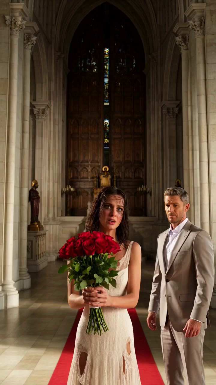 “Cowardly Millionaire Abandoned His Crying Bride At The Altar, Unaware She Was Secretly Carrying His Quadruplets. A deafening gasp ripped through a crowded city playground, and the terrifying truth spilled out.”