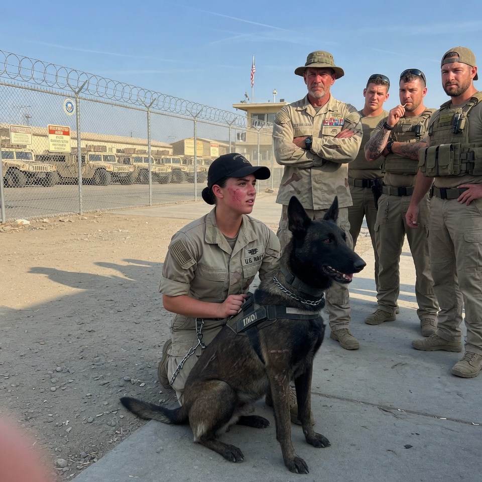 When Lieutenant Maya Reigns Transferred To A Naval Base In California After The Tragic Death Of Her Brother, Nobody Expected Her To Step Inside The Cage With A Condemned, Highly Aggressive Military Dog. But Maya Held A Secret That Would Expose A Multi-Million Dollar Government Conspiracy And Change American History Forever.