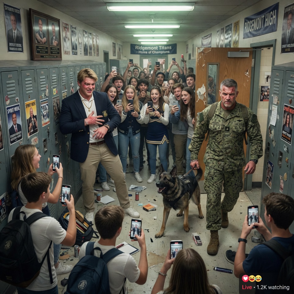 A Billionaire’s Son Choked a 14-Year-Old Girl While Everyone Filmed. Then Her Navy SEAL Father Walked Through the School Doors, and the Entire Town Was Forced to Pay the Price.