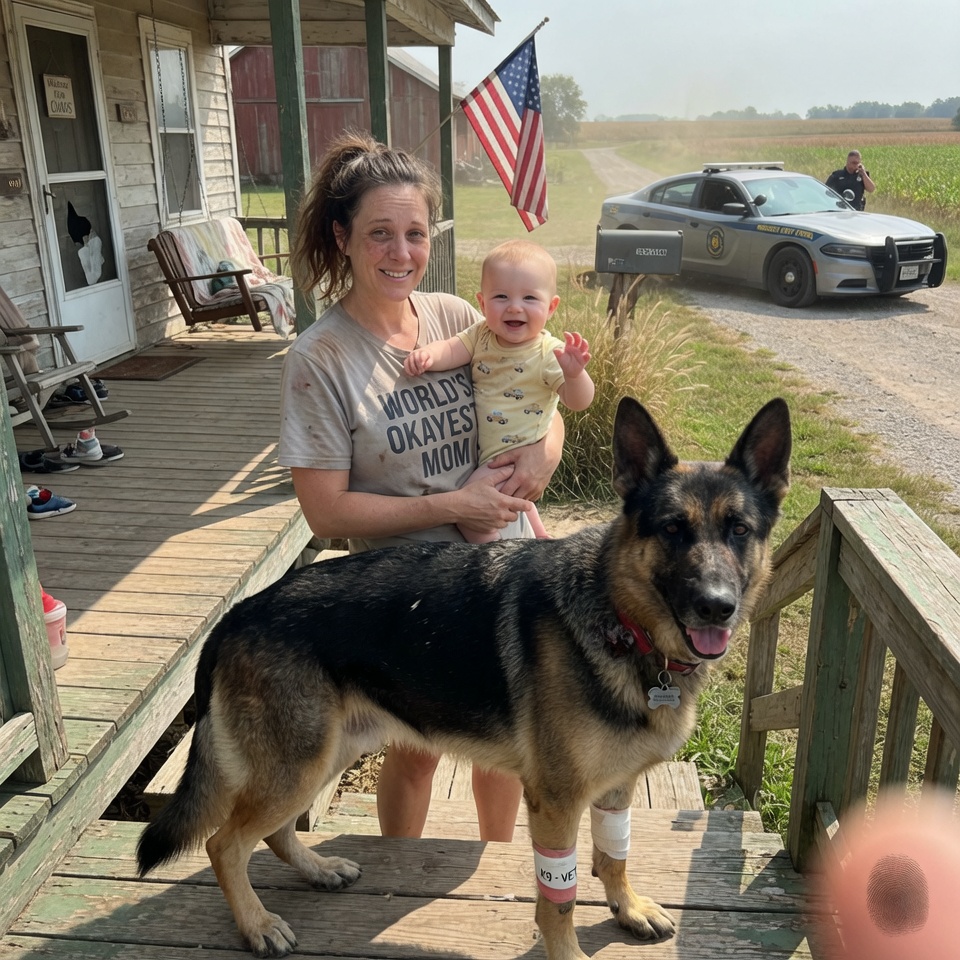 I Left My Baby With My Late Husband’s Military Dog. When I Came Home to a Bloodbath on My Porch, It Exposed My Neighbors’ Decades-Old, Deadly Conspiracy to Destroy My Family.