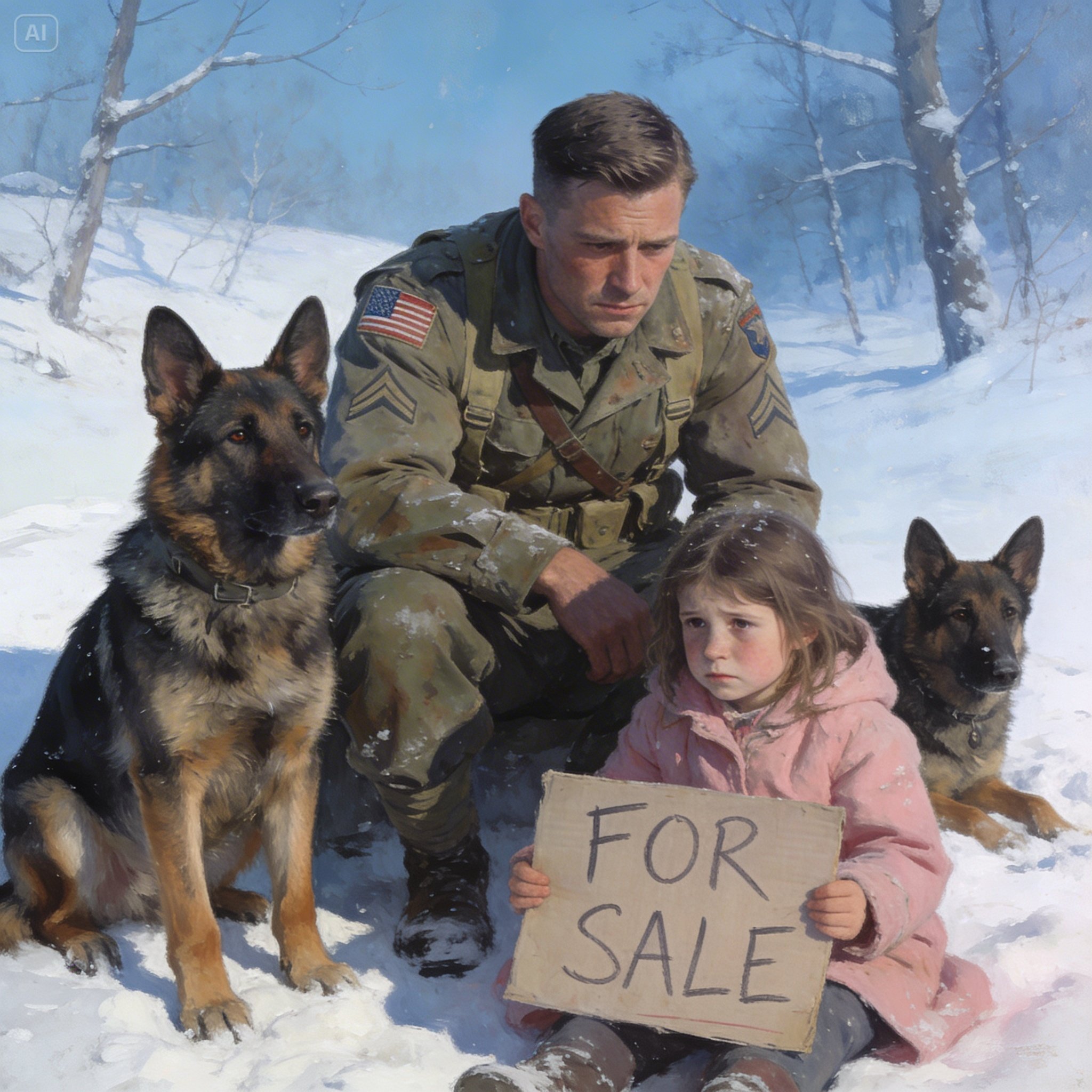 I thought the war was behind me, but as my combat K9 Rex suddenly froze and bared his teeth at the freezing Montana treeline, I realized the most terrifying mission of my life was just beginning… what exactly was lurking in the dead of the snow?