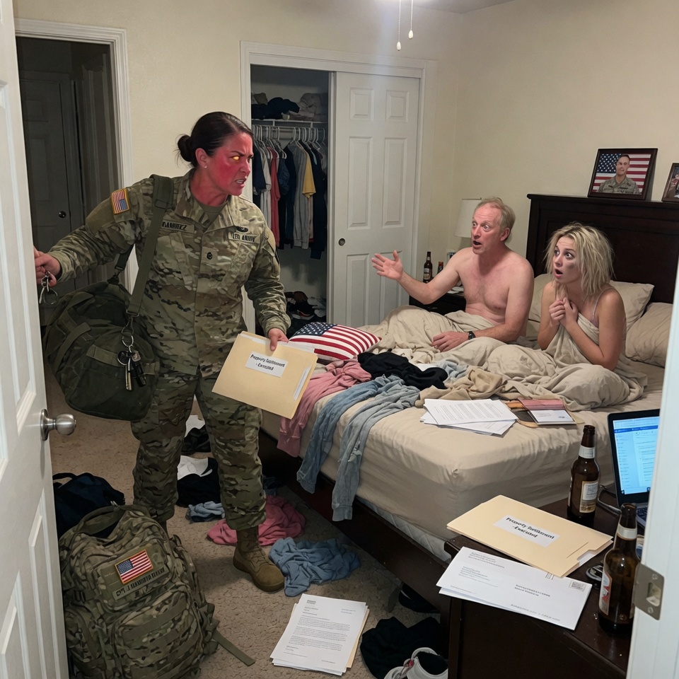 My Husband Emailed Me The Divorce While I Was Deployed In Afghanistan. He Emptied Our Account, And Moved His New Girl Into My House. I Calmly Replied, “Are You Sure About That?” When He Found Out What I Had Done, It Was Way Too Late.