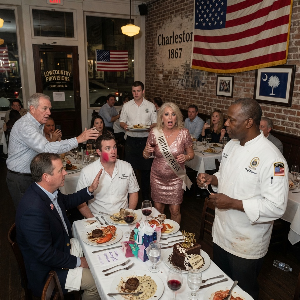 My sister screamed that I was ruining her $4,200 birthday dinner, my father slapped me in the middle of my own Charleston restaurant and told me to get out, and I probably would have walked straight into the night if the head chef hadn’t come out of the kitchen, stopped beside Table 12, and asked one question that made the whole room forget whose birthday it was