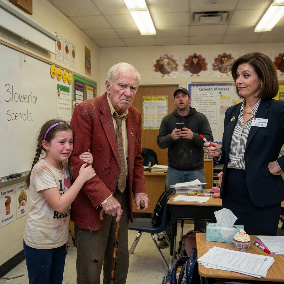 He Was Mocked In Front Of A Fourth Grade Class For Wearing A Ratty Jacket And Claiming To Be A Navy SEAL Legend. What Happened Ten Minutes Later Left The Teacher Speechless And Shaking In Fear.