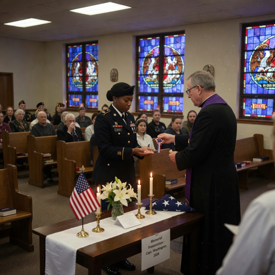 At my mother’s funeral, the priest pulled me aside and said, “Your real name isn’t Brooks,” then pressed a storage key into my hand and told me not to go home, and by the time my stepfather texted Come home. Now., I was already driving toward a storage unit with my Army dress uniform still on and a name in my head that hadn’t belonged to me in thirty years.