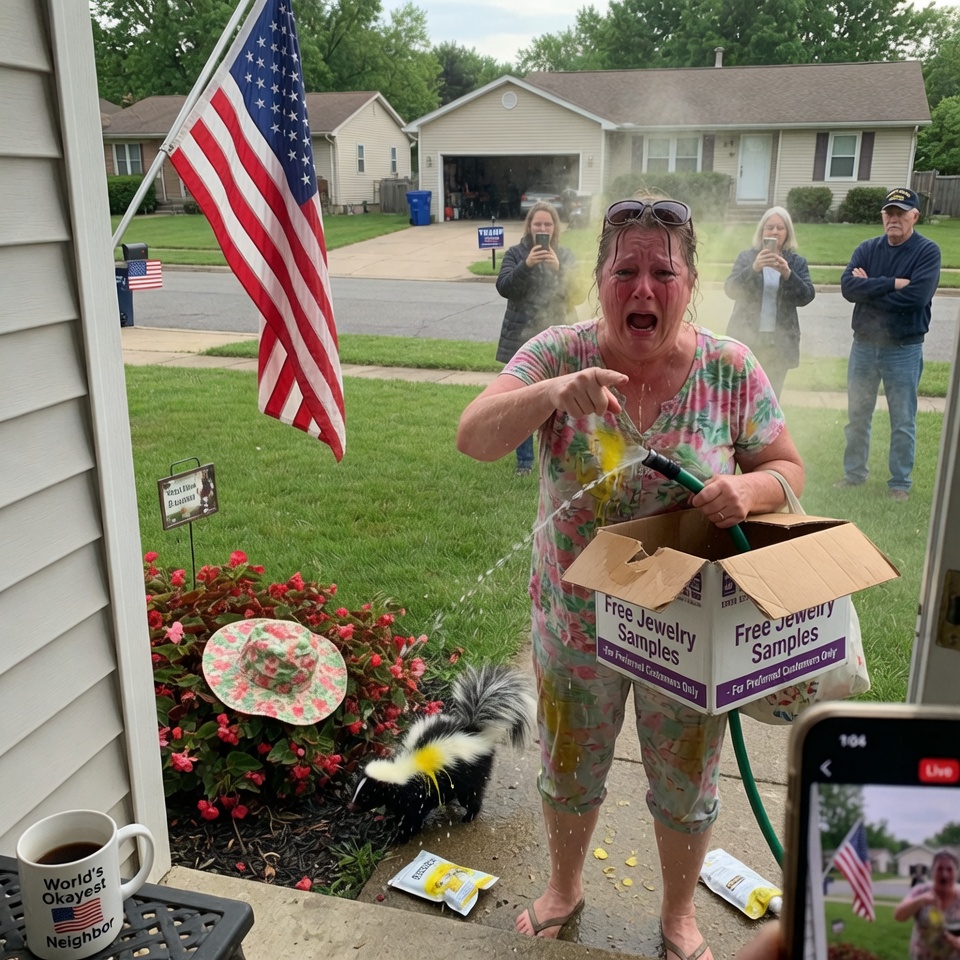 I CAUGHT MY NEIGHBOR STEALING MY PACKAGES ON CAMERA—SO I PUT A LIVE SKUNK IN THE NEXT BOX. THE SCREAM RIPPED THROUGH THE CUL-DE-SAC LIKE A FIRE ALARM. WOULD YOU FIGHT A PACKAGE THIEF WITH WILDLIFE?