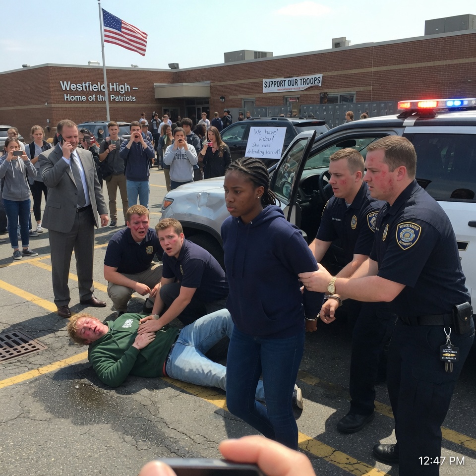 A TRANSFER STUDENT TOLD THE LACROSSE CAPTAIN “NO” ON HER FIRST DAY, SO HE SPENT WEEKS TRYING TO BREAK HER SPIRIT—UNTIL THE MOMENT HIS PALM CONNECTED WITH HER BODY IN FRONT OF THE WHOLE SCHOOL AND HE WOKE UP ON THE ASPHALT WITH A BROKEN JAW. BUT THE REAL FIGHT STARTED WHEN HIS FATHER CALLED THE POLICE. WAS JUSTICE EVER SERVED?