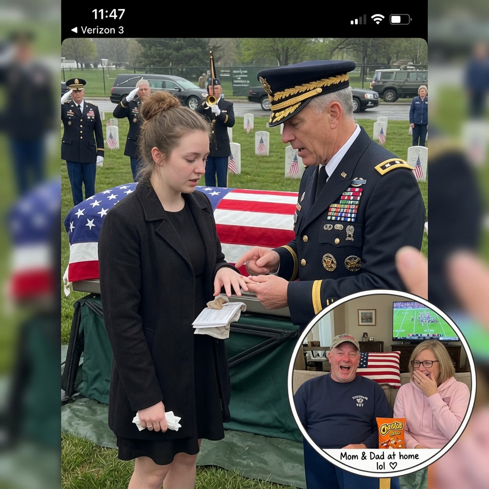 “My Grandpa Died Alone in a Small Ohio Hospital While My Parents Called Him Difficult and Stayed Home, I Was the Only One at His Funeral, and I Thought the Old Ring I Took from His Bedroom Drawer Was the Last Piece of Him I Had Left—Until a General Saw It at a Military Ceremony, Went Pale, and Asked Me a Question That Made Everything I Thought I Knew About My Grandfather Fall Apart. —THE SECRET IS UNRAVELING! YOU WON’T BELIEVE IT. “