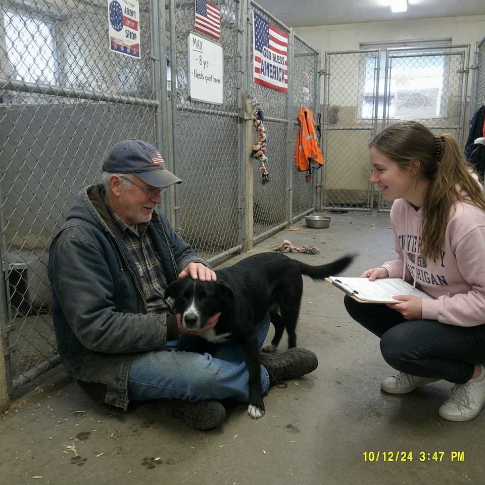 For Seven Quiet Years, an 82-Year-Old Man Walked Into the Same Animal Shelter Every Tuesday Morning, Ignoring the Excited Puppies Everyone Else Fell in Love With, Until a Young Director Finally Asked Him One Gentle Question That Revealed Why He Only Sat With the Dogs Waiting at the End of the Hall