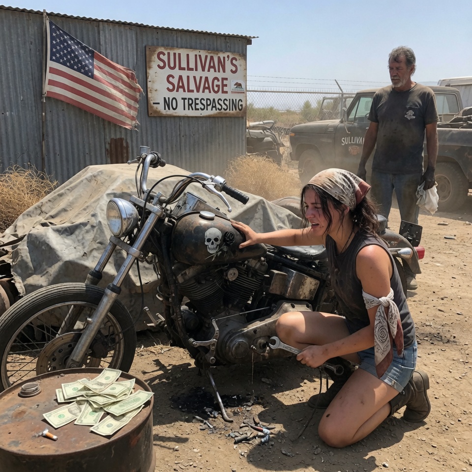 HE SWORE $55 COULDN’T BUY FREEDOM, BUT THAT RUSTED WRECK WAS MY ONLY ESCAPE. I DIDN’T KNOW IT BELONGED TO A DEAD HELL’S ANGEL—UNTIL 76 OF THEM SURROUNDED ME IN THE DARK. WHAT HAPPENED NEXT SAVED MY LIFE. YOU WON’T BELIEVE WHO CAME LOOKING FOR ME!