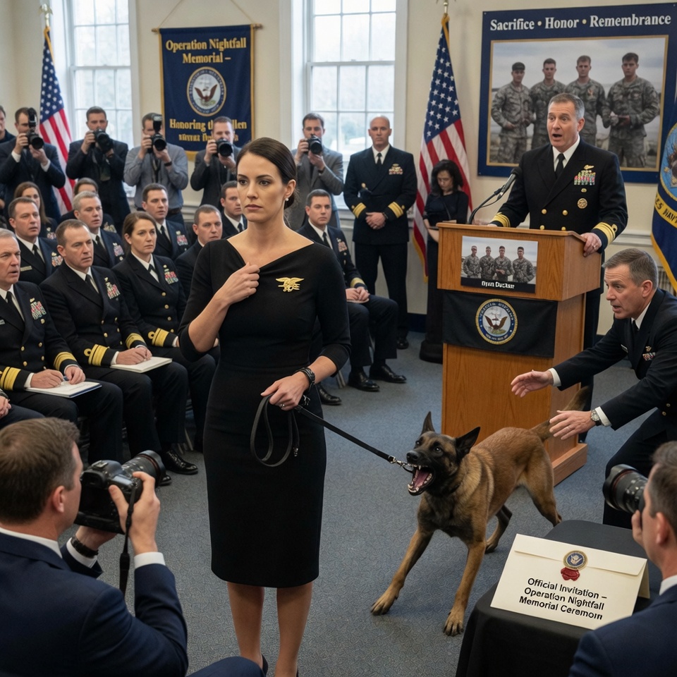 How One Woman and a Loyal K9 Brought Down a General and Exposed a Two-Year Military Cover-Up. When Elise Decker walked into the memorial ceremony, they expected a broken, grieving wife. They didn’t know she was armed with a secret recording, a Belgian Malinois, and a plan to destroy them.