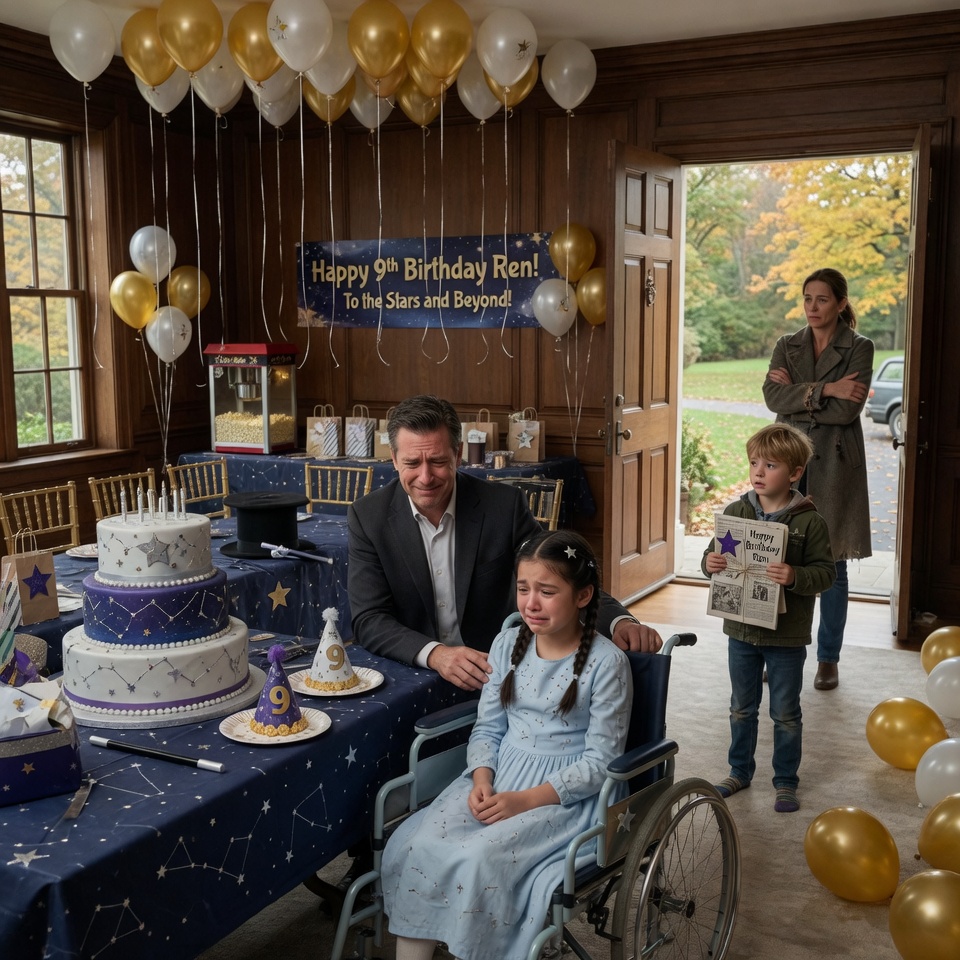 Nobody Showed Up To My Disabled Daughter’s Million-Dollar Birthday Party. Then, A Poor Boy Knocked On Our Mansion Door And Revealed A Secret That Destroyed My Company.