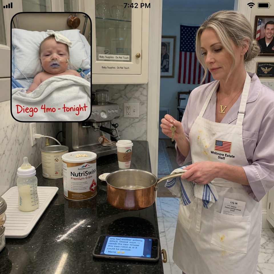 SO CRUEL! – Inside a Beverly Hills mansion, a millionaire’s baby is dying slowly, vomiting blood while doctors run endless tests—but the new nanny, a desperate single mother whose own child needs expensive medicine, notices a fine white powder near the imported formula that only VANESSA handles. WHAT POISON IS THIS WOMAN FEEDING THE CHILD, AND WHY DOES NO ONE BELIEVE THE WARNING SIGNS? CAN A COOK WITH NO MEDICAL TRAINING SAVE HIM BEFORE THE NEXT MYSTERIOUS ATTACK TURNS FATAL?